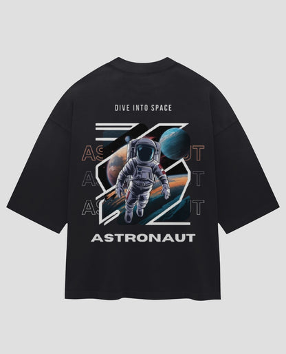 Astronaut Oversized Printed T-Shirt