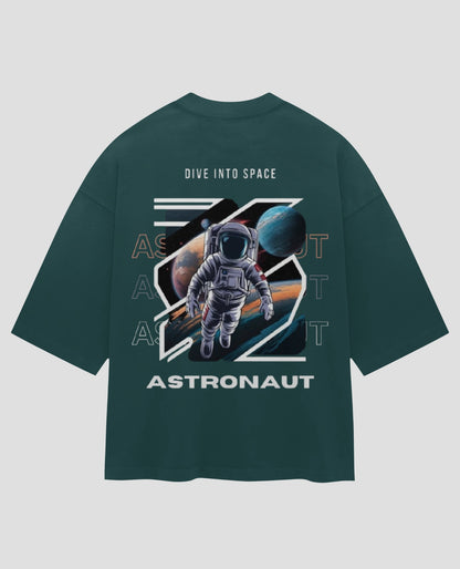 Astronaut Oversized Printed T-Shirt