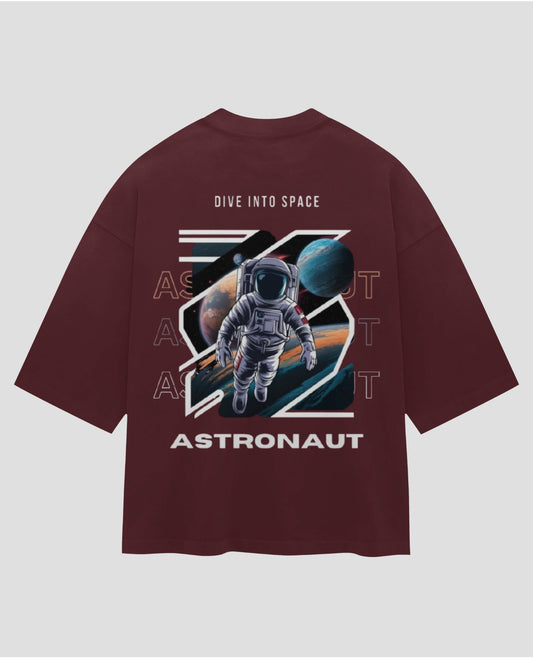 Astronaut Oversized Printed T-Shirt