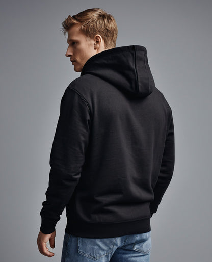 Heavyweight Black Zipper Hoodie