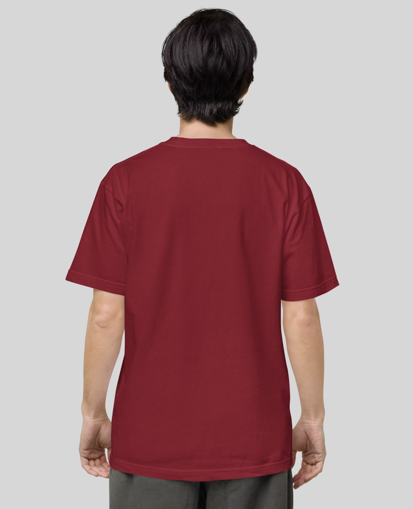 Hope Sparks Infinite Potentails Oversized Print Maroon T-Shirt