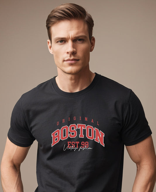 Original Boston Printed T-Shirt